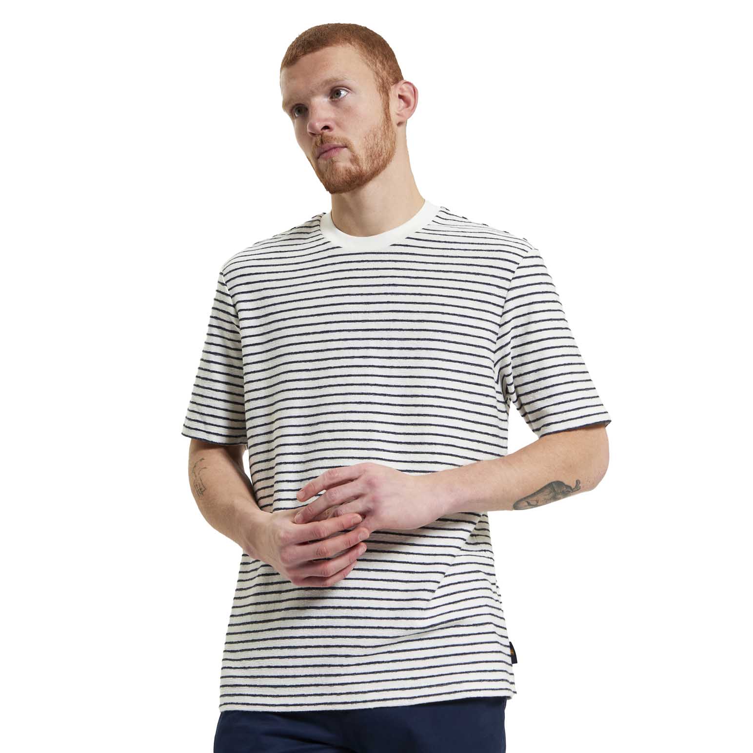 Ben Sherman Textured Stripe Tee